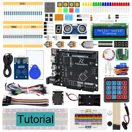 Imagem de Kit Inicial RFID FREENOVE V2.0 com Placa V4 para Arduino IDE