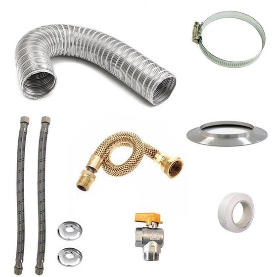 Kit Instalação Aquecedor a Gás Lorenzetti 15 litros LZ1600D Menor preço em Kit Instalação Aquecedor a Gás Lorenzetti 15 litros LZ1600D