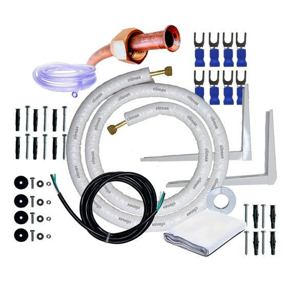 Imagem de Kit instalação de ar condicionado 30000 btus 2m com suporte