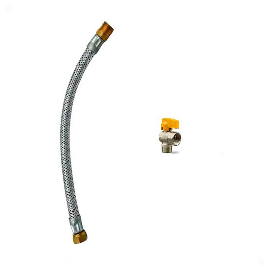 Imagem de Kit instalação de gás flexivel 0,60cm