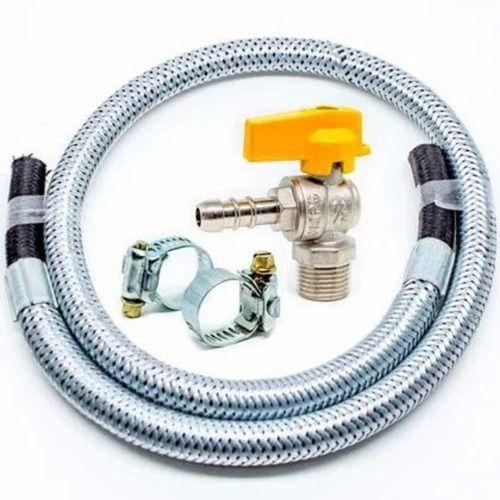 Kit Instalação Mangueira 80cm Bico X Bico Gás Encanado Menor preço em Kit Instalação Mangueira 80cm Bico X Bico Gás Encanado