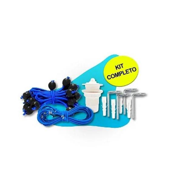 Imagem de Kit Instalação para Capa de Proteção ShopLonas - Até 7x4m