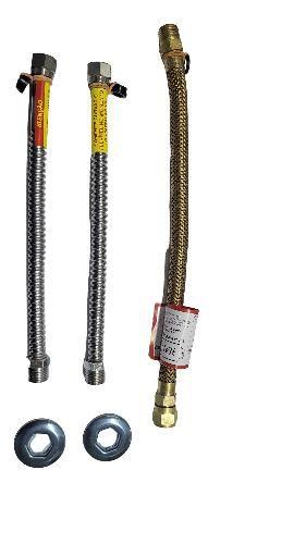 Kit Instalação Tubo Flexível Cobre Aquecedor Água a Gás 40Cm Menor preço em Kit Instalação Tubo Flexível Cobre Aquecedor Água a Gás 40Cm