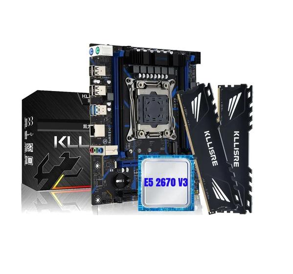 Imagem de Kit Intel X99 Xeon E5 2670 V3 Kllisre E5-f4 16gb 2x8 2666mhz