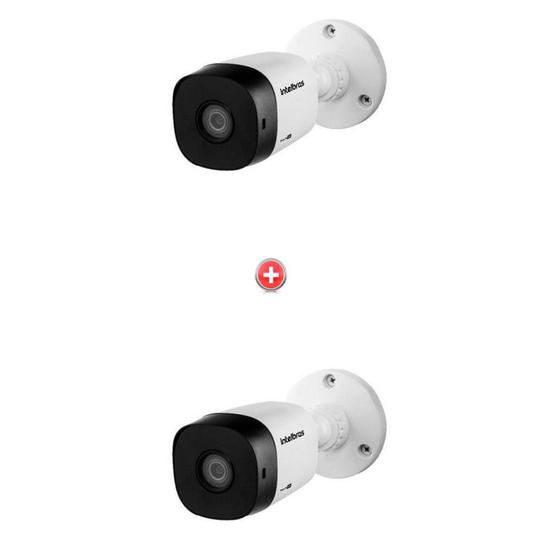 Imagem de Kit Intelbras 2 cameras VHD 1010 G6 in sol chuva externa