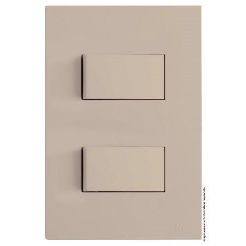 Imagem de Kit Interruptor Duplo Paralelo 4X2 Brs12041-3Ar