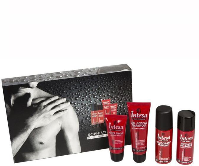 Kit Intesa Shaving Set Shower Gel + Pos Barba + DEO + Espuma Menor preço em Kit Intesa Shaving Set Shower Gel + Pos Barba + DEO + Espuma