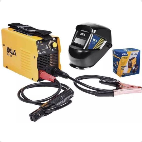Imagem de Kit Inversor Solda Máquina Soldadeira Solda Com Máscara Kala