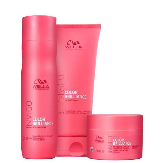 Imagem de Kit Invigo Brilliance Shampoo, Condicionador e Máscara