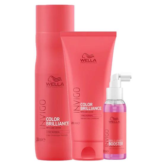 Imagem de Kit Invigo Color Brilliance Wella - Shampooo + Condicionador + Booster