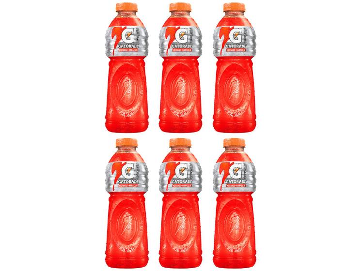 Kit Isotônico Gatorade Morango e Maracujá 500ml – 6 Unidades