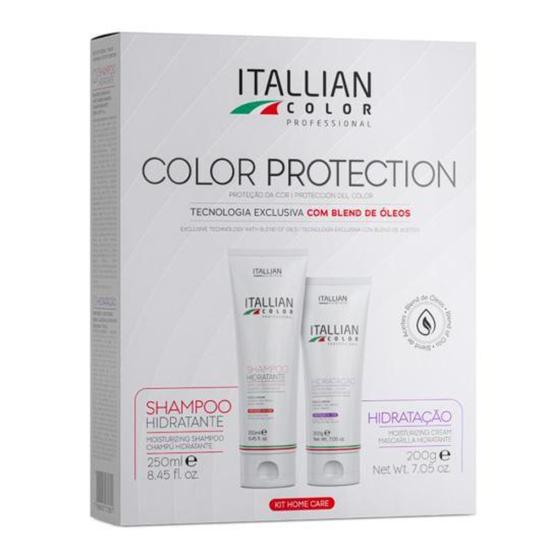 Imagem de Kit Itallian Color Protection Shampoo 250ml e Hidratação 200g - Itallian HairTech