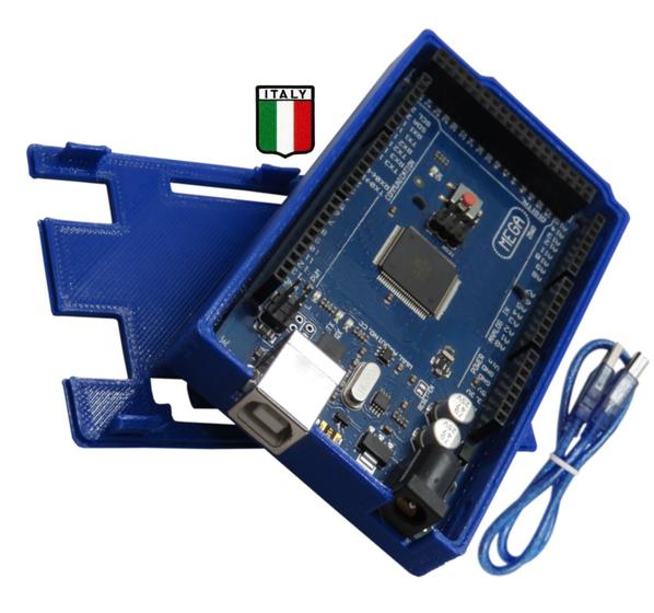 Imagem de Kit Italy Com Placa Para Arduino Mega 2560 R3 Atmega2560-16u + Case 3D + Cabo Usb