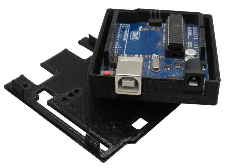 Imagem de Kit Italy Com Placa Para Arduino Uno R3 Mega328p Atmega16u2 + Case Fabricada em Impressora 3d