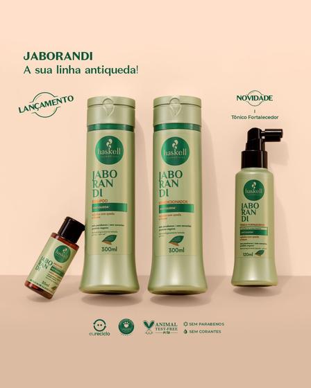 Imagem de Kit Jaborandi Haskell Completo (4 Itens) 300ml
