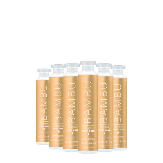 Imagem de Kit Jacques Janine Professionnel Haircare Bambu - Ampola (6 unidades)