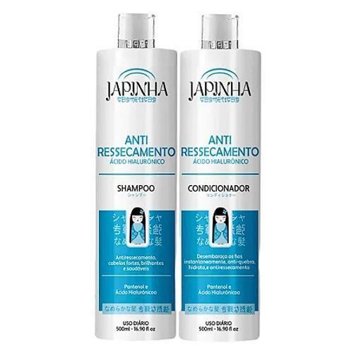 Imagem de Kit Japinha Shampoo E Condicionador Ácido Hialurônico 500Ml