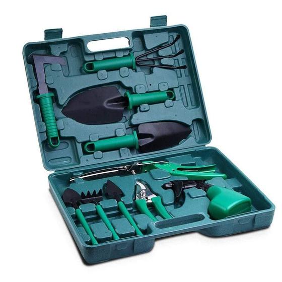 Kit Jardinagem 10 Peças Maleta Pás Sacho Tesoura Foice é boa?