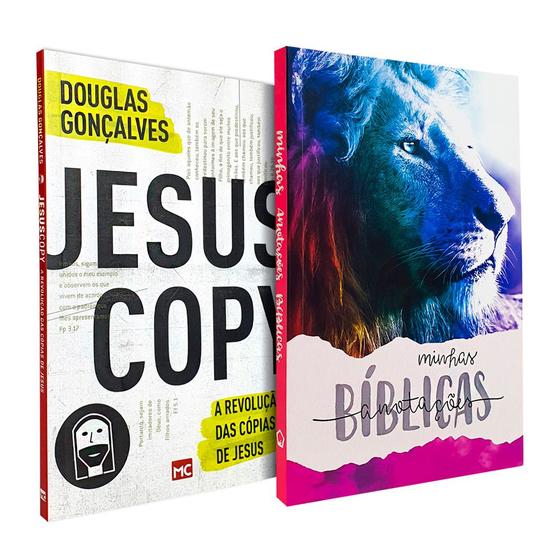 Imagem de Kit Jesus Copy A Revolução das Cópias de Jesus + Caderno Anotações Bíblicas Leão Color