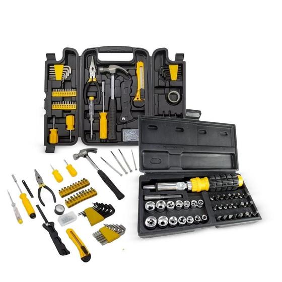 Imagem de Kit Jg Ferramentas Completo 241 Pçs Com Soquetes Aço Maleta