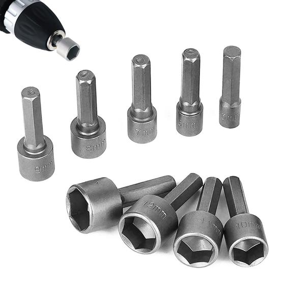 Kit Jogo Bits Soquete Canhão Parafusadeira 5 a 13mm 9pçs é boa?