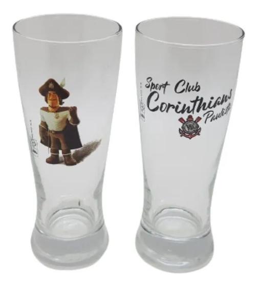 Kit Jogo Com 2 Copos Tulipa 300ml Do Corinthians Menor preço em Kit Jogo Com 2 Copos Tulipa 300ml Do Corinthians