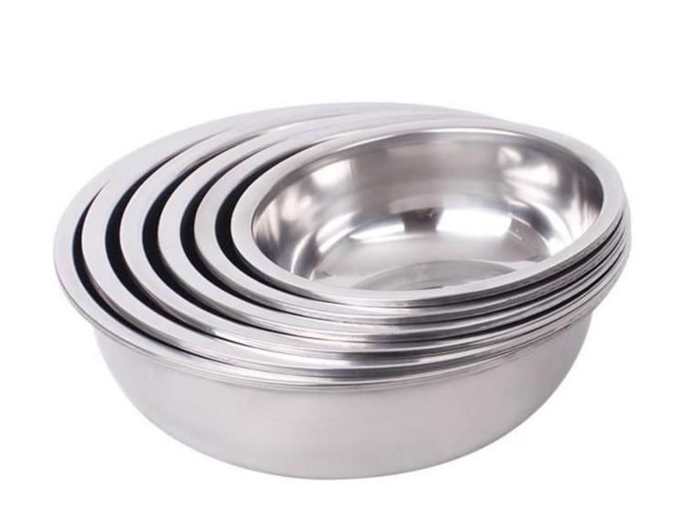 Kit Jogo De Bacia Tigela Bow Em Aço Inox Resistente 6 Peças Menor preço em Kit Jogo De Bacia Tigela Bow Em Aço Inox Resistente 6 Peças