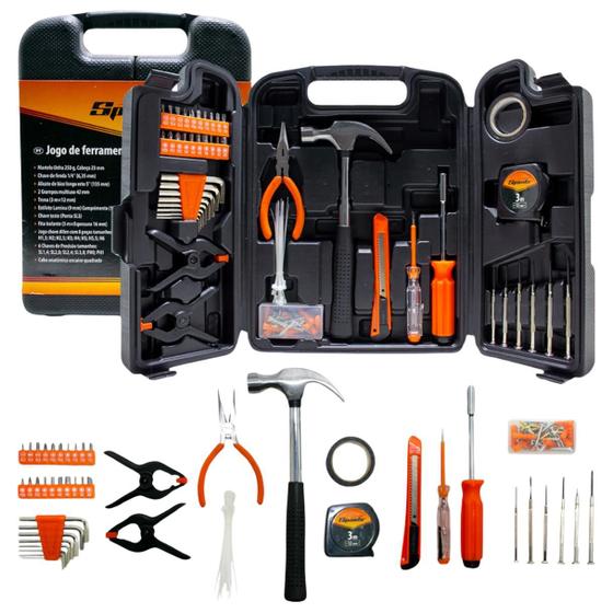 Kit Jogo De Ferramentas 129 Peças Com Maleta Completo - Sparta Imagem de Kit Jogo De Ferramentas 129 Peças Com Maleta Completo - Sparta