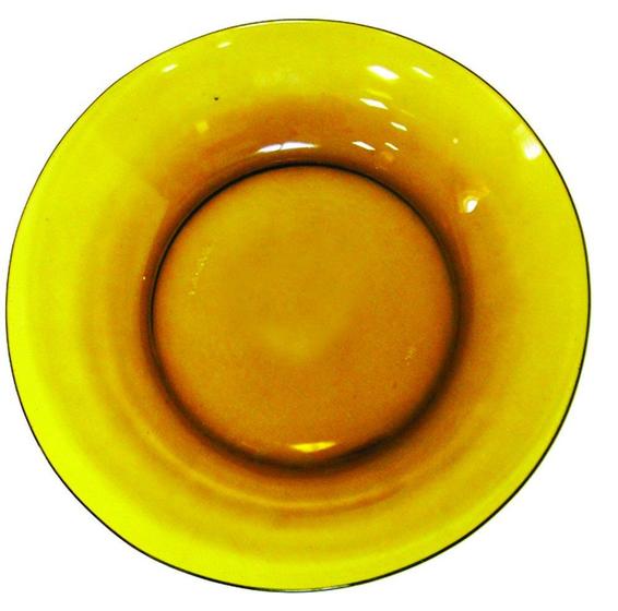 Imagem de Kit Jogo Pratos Fundo Sopa Amber em Vidro 6 Peças 22,5cm