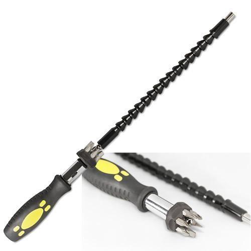 Imagem de Kit Jogo Soquete 8Pç Catraca Extensão Flexível Parafusadeira