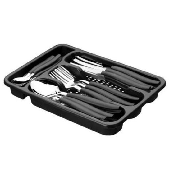 Kit Jogo Talheres Peças Faqueiro Gaveteiro Talher Garfo Faca Colher Aço Inox Cozinha Gourmet