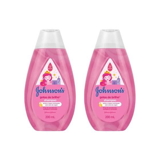 Imagem de Kit Johnson Gotas de Brilho 2 Shampoo 200ml