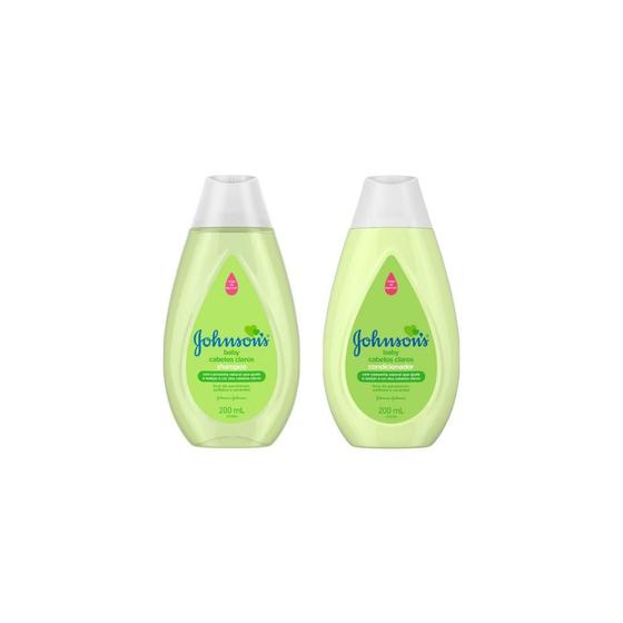 Imagem de Kit Johnsons Claros Shampoo + Condicionador 200Ml Cada
