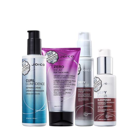 Imagem de Kit Joico Defy Damage Heat Thick e  Curl Confidence (4 produtos)