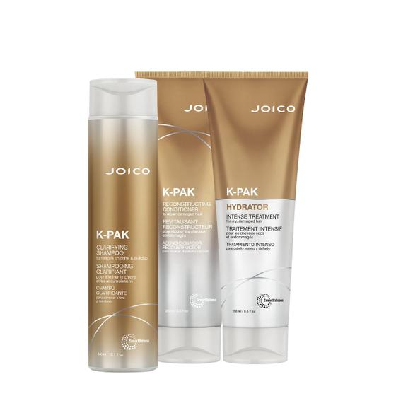 Imagem de Kit Joico K-PAK Reconstrutor Hydrator Clarifying Home Care (3 produtos)