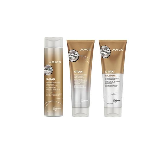 Imagem de Kit Joico K-PAK Resconstrução Shampoo+Condicionador+Máscara