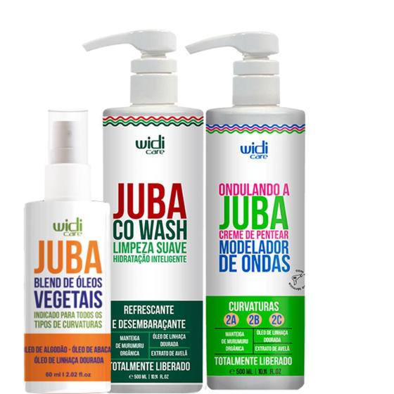 Imagem de Kit Juba Co-Wash 500ml + Cpp Ondas 500ml + Blend de Óleos 60ml