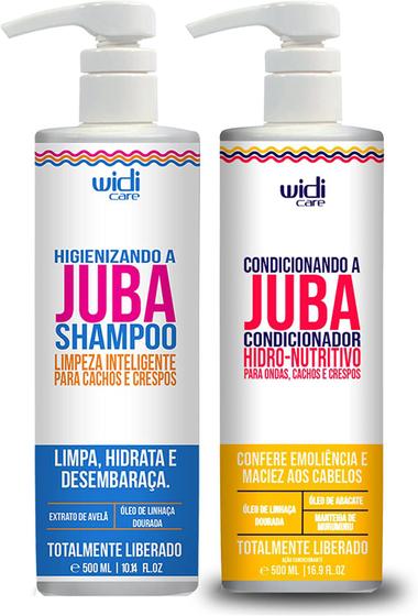 Kit Juba Higienizando Shampoo e Condicionando Condicionador - Widi Care Menor preço em Kit Juba Higienizando Shampoo e Condicionando Condicionador - Widi Care