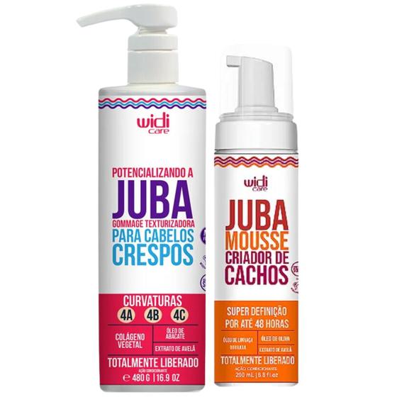 Imagem de Kit Juba Widi Care Creme De Pentear Potencializando + Mousse Criador De Cachos