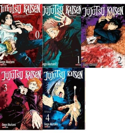 Imagem de Kit Jujutsu Kaisen Vol. 0 ao 4