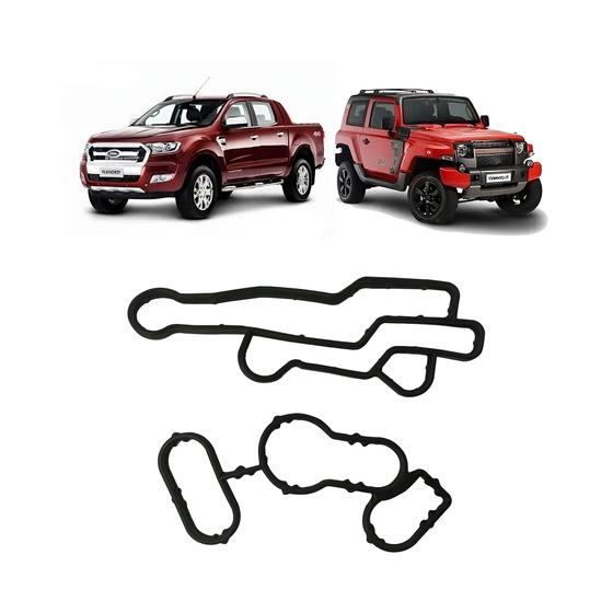 Imagem de Kit Juntas Filtro e Radiador Óleo Ford Ranger Troller 3.2 Diesel