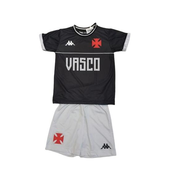 Imagem de Kit Juvenil Vasco Supporter Preto