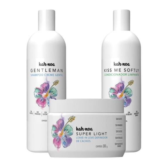 Imagem de Kit Kah-Noa Higienizadores Shampoo Condicion E Super Light
