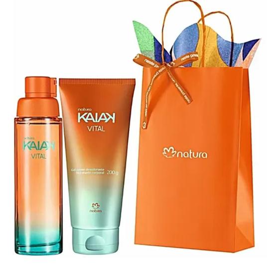 Kit Kaiak Vital Presente natural Kit de Perfume Magazine Luiza