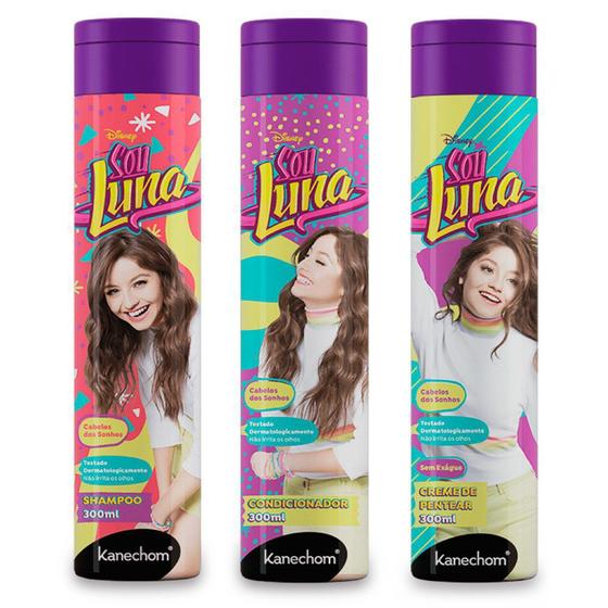 Kit Kanechom Disney Sou Luna Shampoo, Condicionador e Creme para