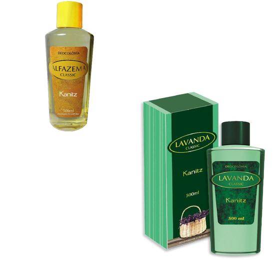 Imagem de KIT KANITZ (01 Deo Colônia ALFAZEMA Classic 500ML + 01 LAVANDA Classic 500ml)