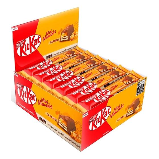 Imagem de Kit Kat Mini Moments Caramel 24x34g - Nestlé