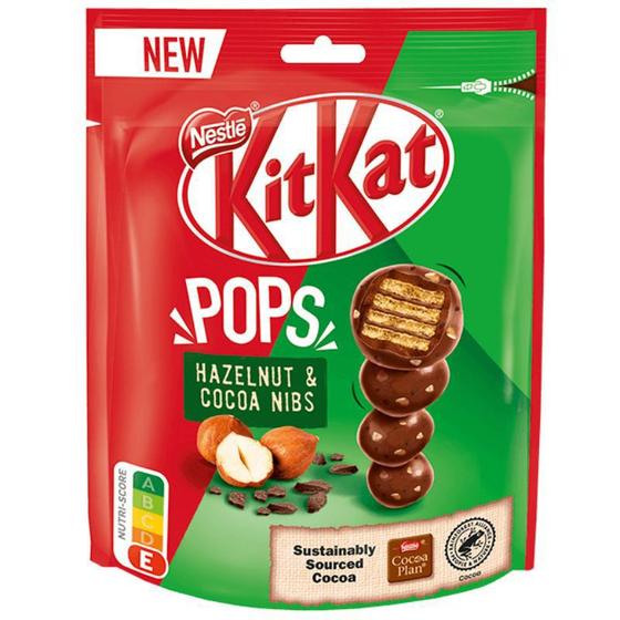 Kit Kat Pops Hazelnut & Cocoa Nibs Nestlé Importado Bulgária Kit Kat Magazine Luiza