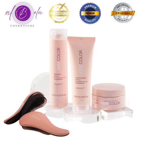 Imagem de Kit Keep Color Home Care - Shampoo + Condicionador + Máscara  London Cosméticos