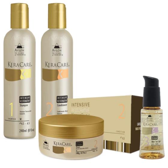 Imagem de Kit Keracare Intensive Restorative 4 itens Avlon